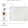 Bảng từ treo tường Ceramic