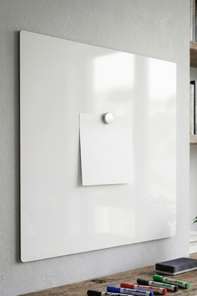 Bảng dán tường Mica viết bút lông có từ