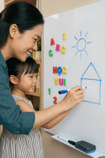 Bảng dán tường viết bút lông