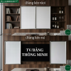 Bảng trượt ngang 2 cánh không ray kết hợp tv thế hệ mới