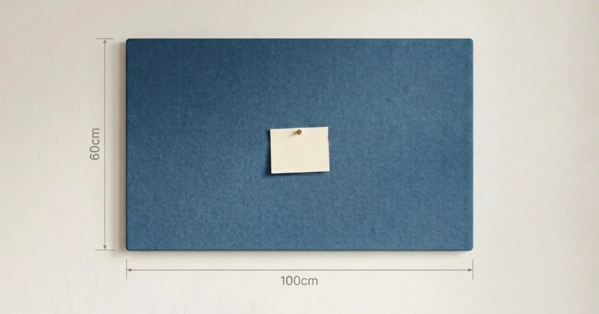 Bảng ghim không khung dán tường kích thước 60x100cm