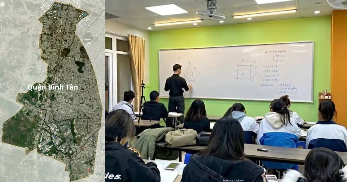 Địa chỉ mua bảng viết bút lông Bình Tân uy tín giá xưởng 1 Bảng viết bút lông Bình Tân BAVICO
