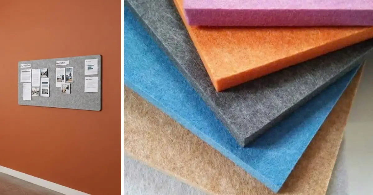 Thiết kế và màu sắc của bảng ghim không khung