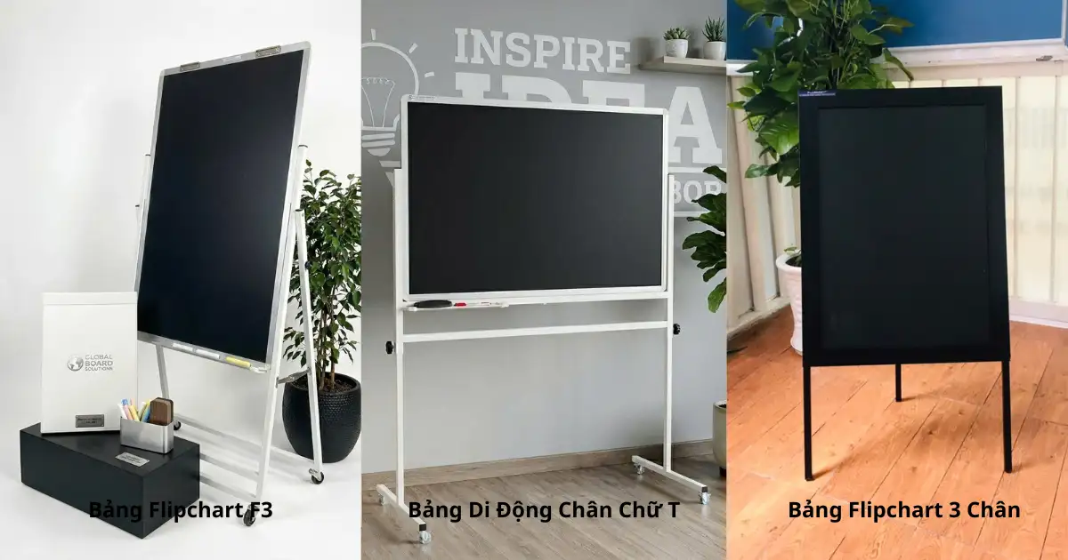 Bảng đen có chân viết phấn