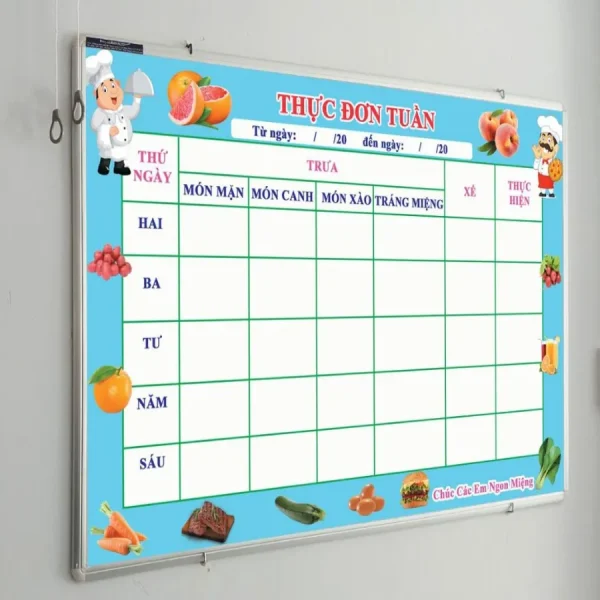 Bảng menu cafe thực đơn in theo yêu cầu
